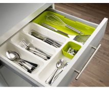 Extendable Cutlery Tray Plastic